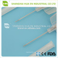 Disposable I.V. cannula with butterfly wings